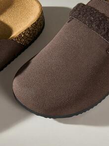 Solecia Women's Buckle Design Casual Slip-On Mules - Mocha Brown - View 5