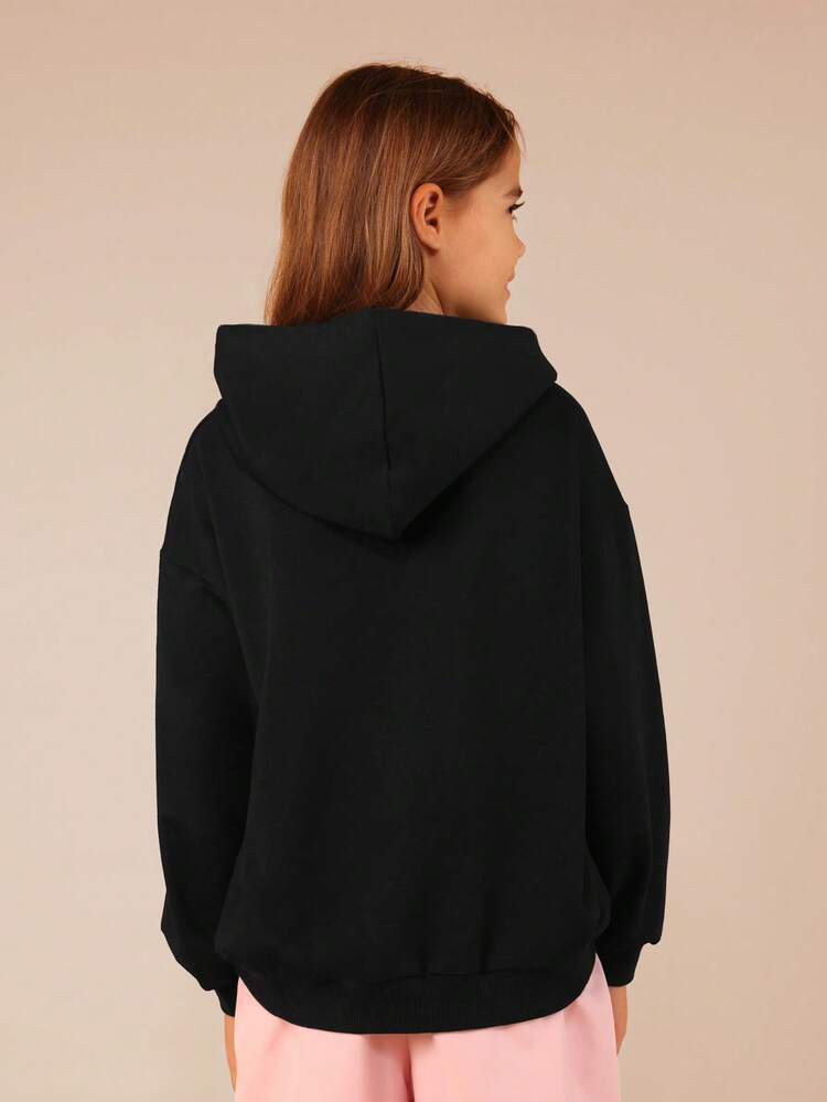 Hooded Sweatshirt With Character Print