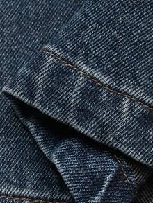 DAZY Men's Washed Vintage Blue Denim Jeans, Suitable For Spring And Autumn - Blue - View 8