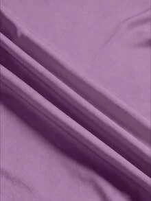 INAWLY Women's Casual Solid Color Ruched Asymmetric Bodycon Tank Top, Summer - Mauve Purple - View 7