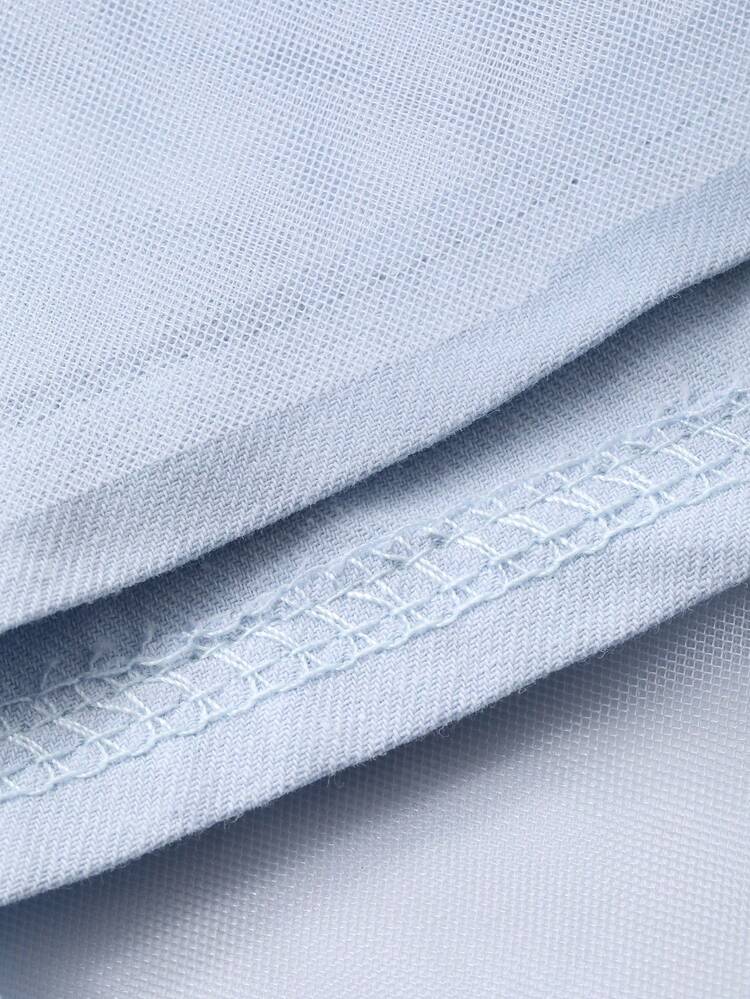 Girls Collared Mesh Patchwork Short Sleeve Dress, Tween Girl Fall Clothes