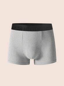 3pcs/Pack Men's Black Soft & Comfortable Briefs - Multicolor - View 3