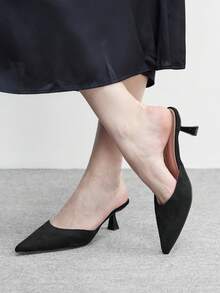 CUCCOO BIZCHIC Women's Pointed Toe Slip-On High Heel Shoes, Fashionable & Versatile For Daily Wear Valentine's Day