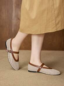 MOTF ZAPATOS PLANOS PARA MUJER - Albaricoque y Marrón - Ver 7