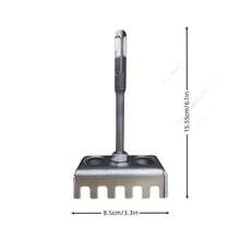 1件装创意方形开孔器 SDS Plus 方形冲孔器，适用于86型接线盒，用于电气盒矩形槽切割工具，电气盒开孔锯，插座槽切割器，快速墙壁方形冲孔器 - 深灰色 - 查看 6
