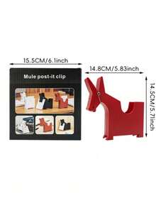 Joivida Mule Design Desktop Organizer Note Clip Pen Holder Business Card Storage Office Decor Christmas Stocking Fillers Holiday Gift Ideas Cottage Core Aesthetic Must Haves - Multicolor - View 12