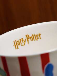 HARRY POTTER X SHEIN 480 Ml Magical Jelly Bean Ceramic Mug, Suitable For Hot & Cold Drinks, Microwave & Dishwasher Friendly, Can Be Used As Coffee Cup, Tea Cup, Juice Cup,Christmas,Gift Ideas - Multicolor - View 5