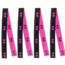 4Pcs Adjustable Elastic Wig Bands, Polyester Non-Textile Weaving, Edge Laying Bands, Lace Front Melting Straps, Normal Hair Type Compatible, Wig Securing Accessory - Multicolor - View 12