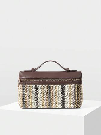 MOTF PREMIUM MODISCHE UND ELEGANTE ROTE KROKODILMUSTER HANDTASCHE BOX TASCHE FÜR FRAUEN, GEEIGNET FÜR TÄGLICHE FAHRTEN, DATES UND EINKAUFEN, WEIHNACHTSGESCHENKE