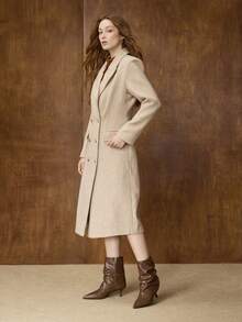 MOTF 女士褶皱尖头中筒靴 - 棕色 - 查看 9