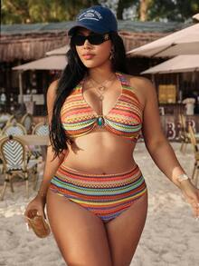 Swim Vcay 2026新款VCAY印花夏季海滩度假性感时尚女式泳装，跨境 - 彩色 - 查看 7