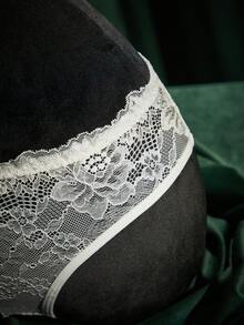 SpicyHot 1pc Women's Sexy Lace Panty - White - View 3