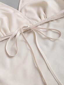 Elamini Women's New Bohemian Backless Halter Neck Beaded Camisole Top, Suitable For Beach Vacation - White - View 6