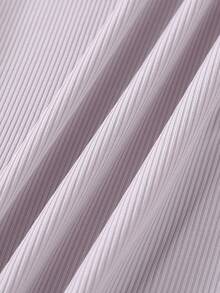 SHEIN 3pcs Young Girls' Versatile Black, White, Khaki Elastic Camisole Tops, Suitable For Casual, Daily Wear, Vacation, Summer - Multicolor - View 5