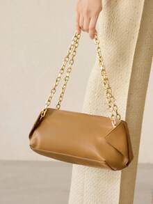 MOTF PREMIUM TÚI ĐEO VAI DÂY XÍCH MÀU NÂU DÀNH CHO NỮ - màu nâu - Xem 8