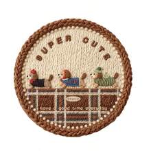 Joivida 3D-Muster wärmeisolierende Untersetzer - Mehrzweck-Tischmatten für Kaffeetisch, Esszimmer & Bürotisch, schützt Holz/Glas/Marmor Oberflächen - Verschiedenfarbig - Übersicht 8
