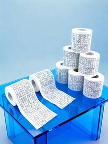 Joivida 1Rolls Of Sudoku Toilet Paper,A Unique And Personalized Toilet Paper With Playability,Top Student Toilet Paper, Sudoku Printing Paper, Math Creative Toilet Paper, Printing Paper, Creative Toilet Paper,Family Pack Suitable For Cleaning And Daily Use, Soft Material, Applicable For Home,Used For Back To School Season, New Year Gifts, Best Gifts For Friends, Valentine's Day Gifts, Gifts For Girls, Gifts For Boys - White - View 9