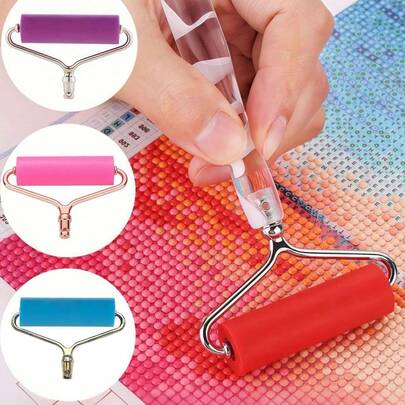 Includes Only 1 Metal Diamond Painting Roller, Does Not Include The Handle/Grip, For Diy Diamond Painting.