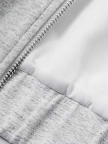 DAZY 男士宽松灰色卫衣，春秋季 - 灰色 - 查看 7