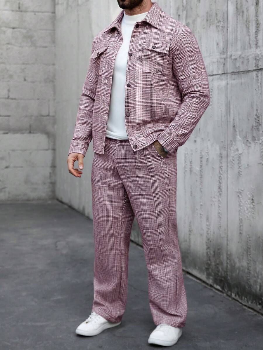 Manfinity CasualCool Bộ vest nam dài tay kẻ caro cài một hàng khuy gồm áo khoác và quần, bộ đồ thường ngày nam, bộ đồ 2 mảnh nam, bộ đồ phối hợp nam, bộ đồ 2 mảnh nam, bộ đồ nam thoải mái, bộ đồ kẻ caro nam. Thích hợp cho phong cách cổ điển, thường ngày, du lịch cuối tuần, hoạt động ngoài trời, thám hiểm, môi trường làm việc thoải mái, quà tặng cho bạn trai/chồng, quà kỷ niệm/sinh nhật, tiệc tùng, kỳ nghỉ hè, lễ hội, năm mới, đám cưới, ngày Valentine. - Nhiều màu - Xem 1