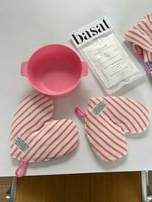 Joivida 1PC Heart Shape Thick Hanging Absorbent Towel Pot Handle Hot Pad Heat Insulating Placemat Coaster Kitchen Gift