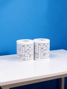 Joivida 1Rolls Of Sudoku Toilet Paper,A Unique And Personalized Toilet Paper With Playability,Top Student Toilet Paper, Sudoku Printing Paper, Math Creative Toilet Paper, Printing Paper, Creative Toilet Paper,Family Pack Suitable For Cleaning And Daily Use, Soft Material, Applicable For Home,Used For Back To School Season, New Year Gifts, Best Gifts For Friends, Valentine's Day Gifts, Gifts For Girls, Gifts For Boys - White - View 12
