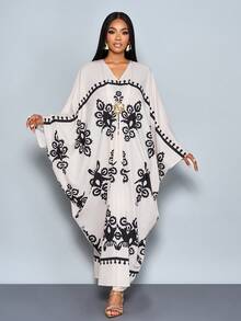 SOLERSUN Maxi Dress, Casual Robe For Vacation, Spring/Summer - Apricot - View 6