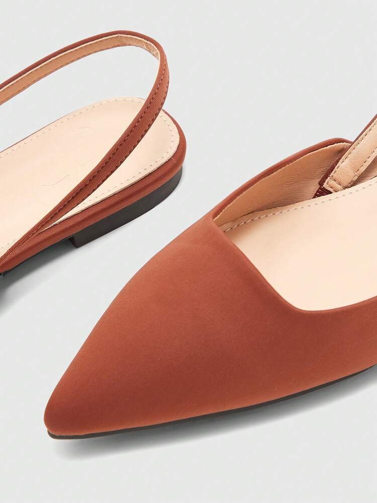 CUCCOO BIZCHIC Women's Pointed Toe Casual Everyday Fashion Flat Slip-On Shoes Valentine's Day