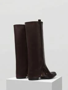 MOTF WOMEN ZIPPER HEELED PANT BOOTS FOR CHRISTMAS VALENTINE'S DAY