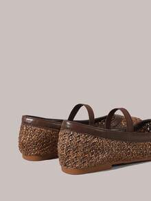Styleloop Sandal đế dày màu đen đa năng dành cho nữ, kiểu dáng thường ngày. - Màu nâu  Mocha - Xem 5