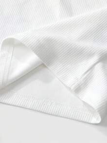 ROMWE MEN 男士文艺复兴印花圆领休闲短袖T恤 - 白色 - 查看 6