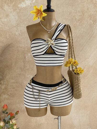 Soleia New Women Summer Vacation Outfits, 2 Pieces Casual Daily Wear, Island Vacation Clothing, Bohemian, Boho, Romantic Floral