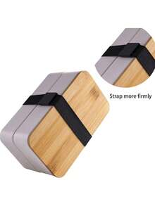 Japanese-Style Double-Layer Insulated Lunch Box Set - Compartmentalized Large Capacity Microwave- Plastic Food Storage Containers - Multicolor - View 5