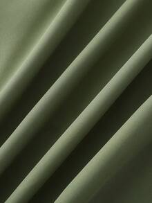 GlowEve Abito casual verde con scollo a V, tasche e design a spalle scoperte, adatto per occasioni formali, outfit da insegnante, uniformi scolastiche, stile campus, abbigliamento da lavoro, personalizzabile, adatto per San Valentino, Pasqua, Festa del Lavoro, viaggi, nuovo capo di moda essenziale per primavera/estate, design unico e versatile - Verde - Visualizzare 3