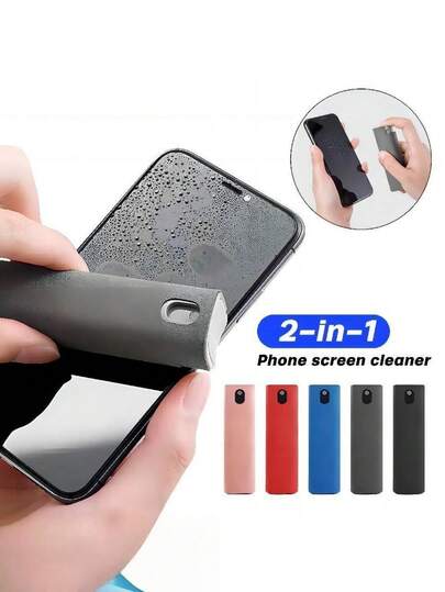 This Multi-Functional And Convenient Screen Cleaner Is A 2-In-1 Cleaning Kit Suitable For Smartphone, Tablet, And Car Entertainment System Screens. It Combines Spraying And Wiping Functions, Producing A Fine Mist For Easy Cleaning. This Product Uses A Mild, Non-Irritating, And Cleaning Solution, Suitable For Screens Of Various Devices Such As Phones, Tablets, TVs, And Monitors.