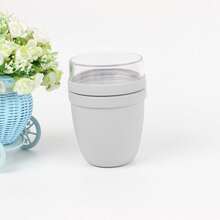 1 Cốc đựng sữa chua di động sáng tạo dùng khi đi du lịch, ăn sáng và ăn vặt, màu sắc ngẫu nhiên khi trở lại trường - Nhiều màu - Xem 16
