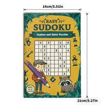 Sudoku Puzzle Book - A Fascinating And Challenging Mental Game With Multi-Level Difficulty, Which Helps To Train Concentration And Develop Logical Thinking Ability. It Is Also A Gift. - Sudoku - View 3