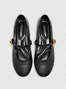 CUCCOO BIZCHIC Women's Flat Shoes Valentine's Day - Black - View 2