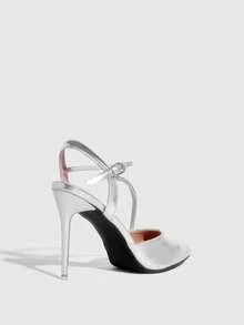 CUCCOO SZL Tacones para mujer - Plata 20 - Ver 8