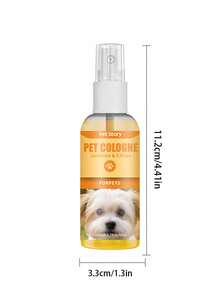 1pc/2pcs Parfum Hewan Peliharaan Bebas Alkohol, Kualitas Ekspor, Kemasan Bahasa Inggris, Cologne Hewan Peliharaan, Semprotan Penghilang Bau Universal untuk Kucing dan Anjing. - 50ml - View 6