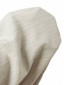 Firerie Elegant Linen Backless Ruched Waist Wide Leg Jumpsuit, Casual, Vacation, Commute, Summer - Khaki - View 8