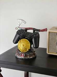 Zazumi 1个高品质ABS塑料游戏手柄支架，兼容Switch，美观的桌面装饰展示架，游戏配件，理想的游戏玩家生日礼物 - 彩色 - 查看 8