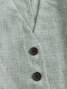 Ellevyn Women's Commuting Office Style Vest And Shorts Set - Multicolor - View 9