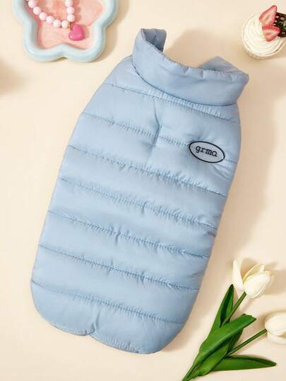 PETSIN 1 Piece Thickened Warm Pet Vest Soft Comfortable Breathable Skin Friendly Anti Pilling Wear Resistant Lightweight Easy To Put On Off Elastic Design Morandi Color Simple Minimalist Style Pet Clothing For Small Dogs Cats Teddy Bichon Frise Puppies Kittens Perfect For Pet Festival Daily Indoor Outdoor Walking Playing Camping In Autumn And Winter Cold Weather Keep Pets Cozy Warm Prevent Chills Pet Fashion Apparel Essential Cold Season Outfit