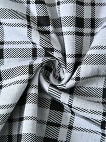 2条装男士高腰格子印花宽松舒适平角内裤，夏季 - 彩色 - 查看 8