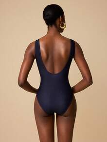 Swim Oasis 女士印花连体泳衣和裙子套装，夏季度假 - 彩色 - 查看 2