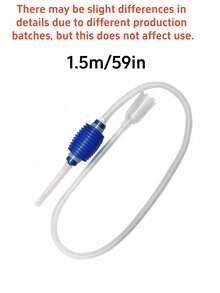 1 件套水族箱砂砾清洁器虹吸泵真空换水器鱼缸清洁套装带软管喷嘴适用于淡水海水鱼缸维护 - 彩色 - 查看 20