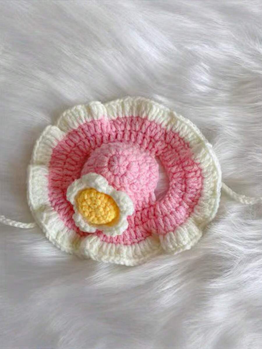 2 chiếc mũ đội đầu cho thú cưng, mũ len cho mèo và chó, phụ kiện cosplay, mũ đội đầu, trang phục biến hình vui nhộn - Nhiều màu - Xem 1