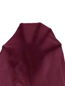 Hauture 女士性感夏季度假针织无袖连体裤，侧边褶皱抽绳下摆 - 紅色 - 查看 6