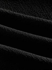 HIMLAND Men's Casual Woven Pocket Letter Embroidered Loose Short Sleeve Shirt Daily Essential Wardrobe Staple Basic Style All-Match Style Go-To Piece Mix-And-Match Item Casual Versatile Style Premium Textured Fabric Husband Shirt Black Linen Shirt Men Mens Boxy Shirts Men Cropped Button Up The Weekend Shirt - Black - View 7